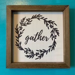 Gather Wall Sign
